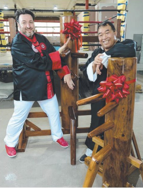 Sifu Maurice in Adelaide with Grandmaster Felix Leong