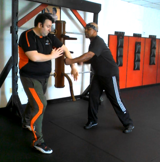 Wing Chun training with Anthony Arnett and Maurice Novoa