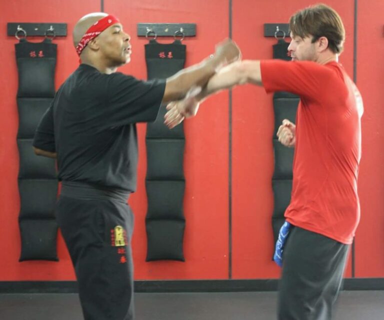 Wing Chun Single Arm Chi Sao demonstrated by Anthony Arnett