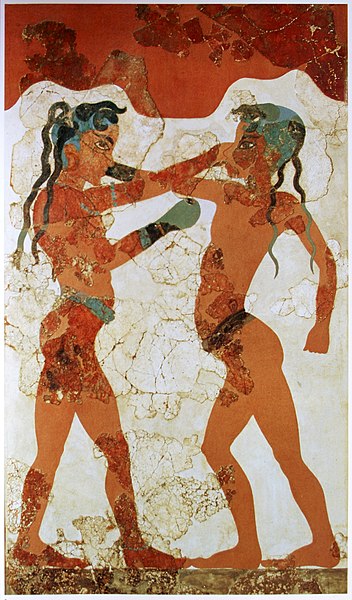 Ancient Martial Arts Depicted by Greek Boxers