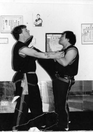 Martial Arts Grandmaster Felix Leong Kicks to the Throat