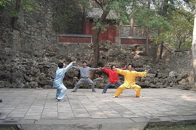 Traditional Martial Arts being practiced in China