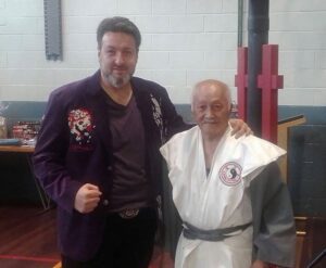 Sifu Maurice Novoa and Grandmaster Terry Lim founder of Loong Fu Pai martial arts academy 